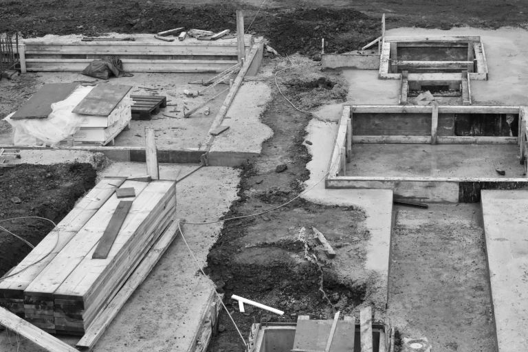Bodenplatte und Fundament